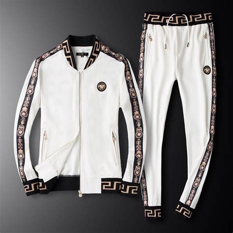 versace joggers white|versace men's suits online.